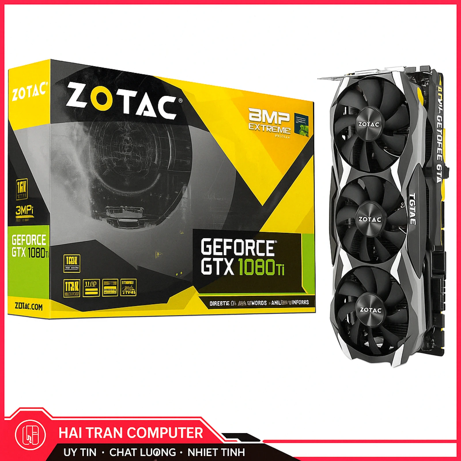 VGA ZOTAC GTX 1080ti 11GB AMP 3FAN